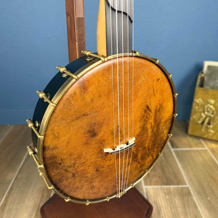 Custom Rickard Nylon Fretless Maple Ridge 12" Openback 5-String Banjo with Goat Skin Head Rickard 5 String Banjos