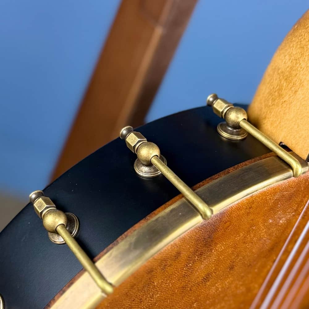 Custom Rickard Nylon Fretless Maple Ridge 12" Openback 5-String Banjo with Goat Skin Head Rickard 5 String Banjos