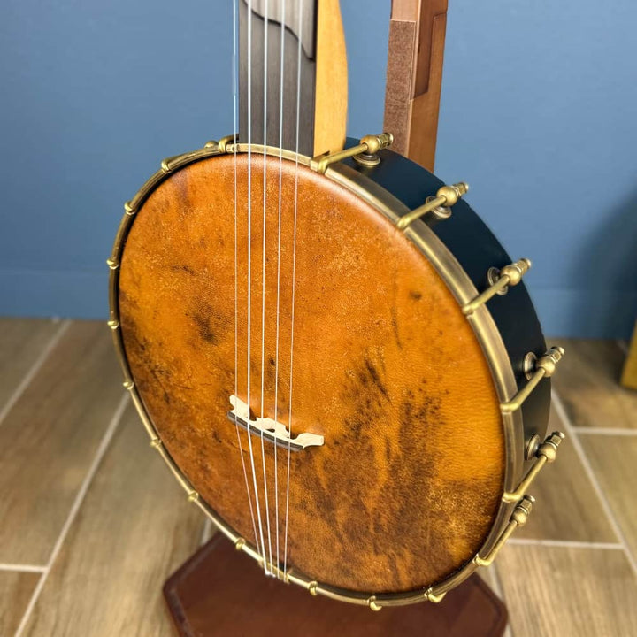 Custom Rickard Nylon Fretless Maple Ridge 12" Openback 5-String Banjo with Goat Skin Head Rickard 5 String Banjos