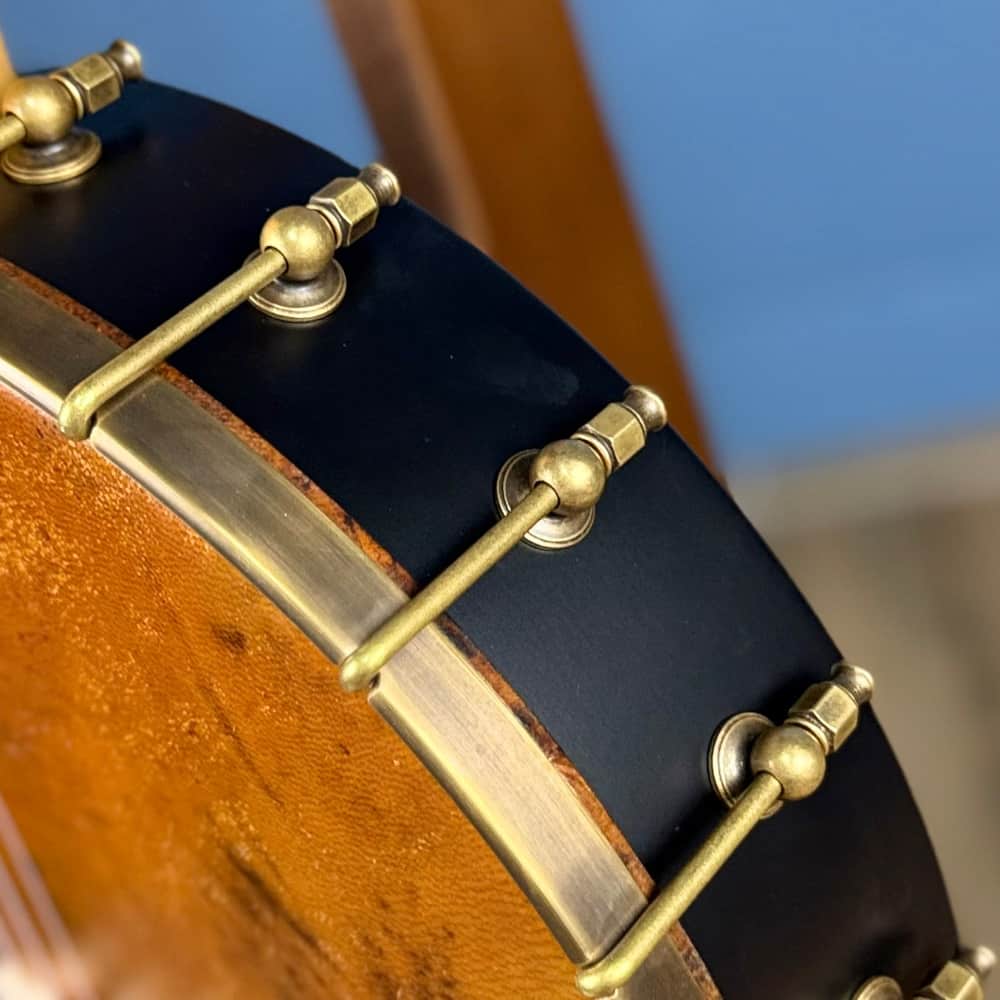 Custom Rickard Nylon Fretless Maple Ridge 12" Openback 5-String Banjo with Goat Skin Head Rickard 5 String Banjos