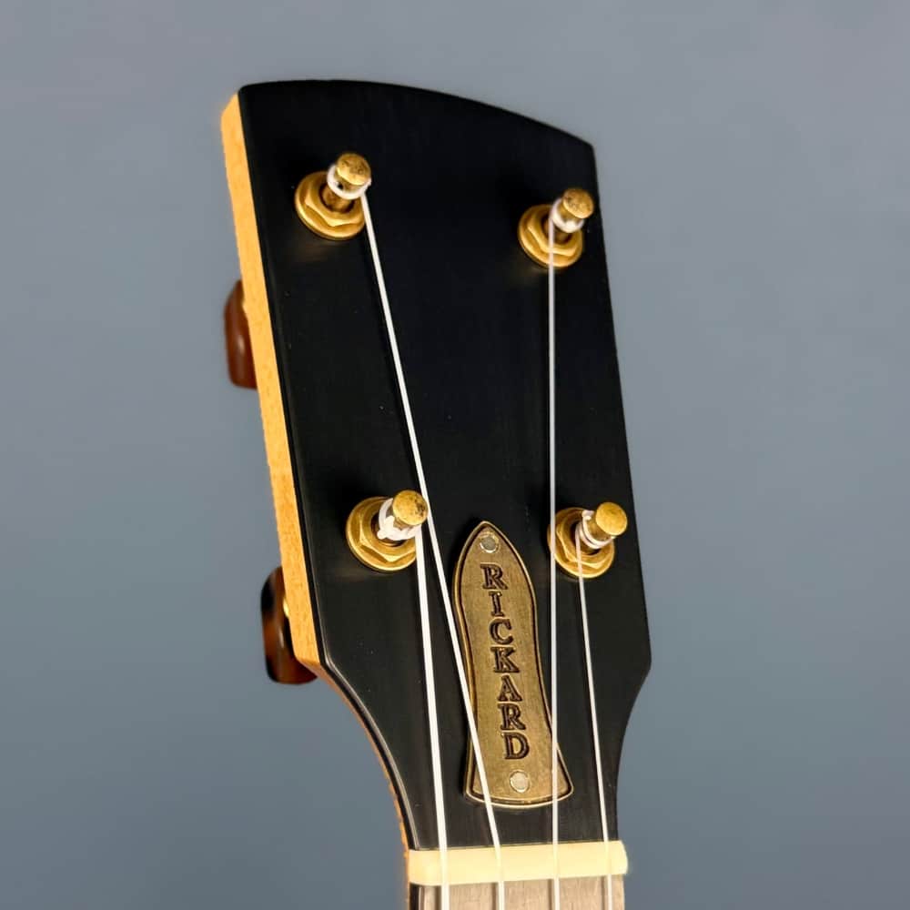 Custom Rickard Nylon Fretless Maple Ridge 12" Openback 5-String Banjo with Goat Skin Head Rickard 5 String Banjos