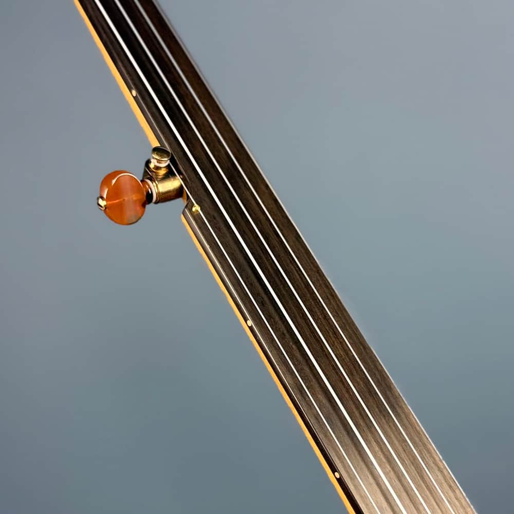 Custom Rickard Nylon Fretless Maple Ridge 12" Openback 5-String Banjo with Goat Skin Head Rickard 5 String Banjos