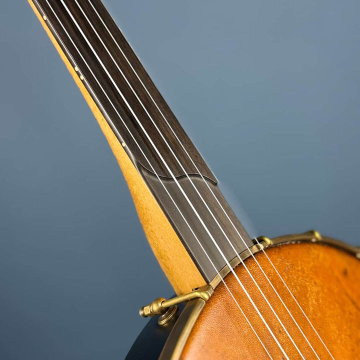 Custom Rickard Nylon Fretless Maple Ridge 12" Openback 5-String Banjo with Goat Skin Head Rickard 5 String Banjos