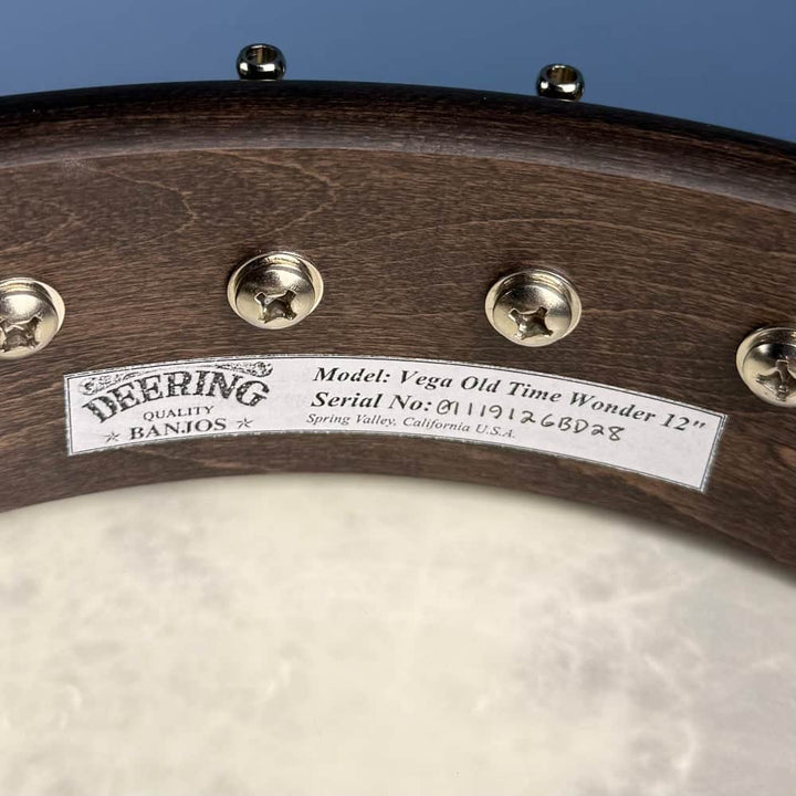 Custom Vega Old Time Wonder Banjo with 12" Rim Deering 5 String Banjos