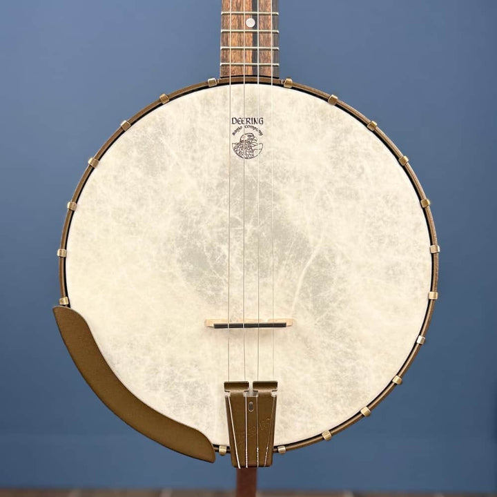 Custom Vega Senator 19-Fret Tenor Banjo with Fiberskin head, Vintage Star Hardware and Marbled Fretboard Deering 4 String Banjos Default