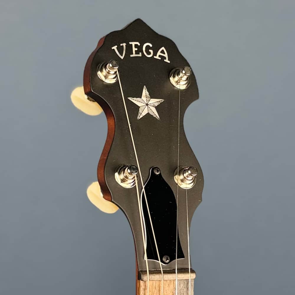 Custom Vega Senator 19-Fret Tenor Banjo with Fiberskin head, Vintage Star Hardware and Marbled Fretboard Deering 4 String Banjos Default