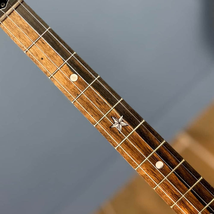Custom Vega Senator 19-Fret Tenor Banjo with Fiberskin head, Vintage Star Hardware and Marbled Fretboard Deering 4 String Banjos Default