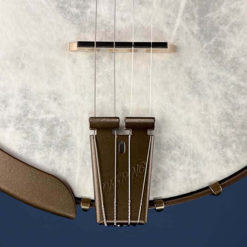 Custom Vega Senator 19-Fret Tenor Banjo with Fiberskin head, Vintage Star Hardware and Marbled Fretboard Deering 4 String Banjos Default
