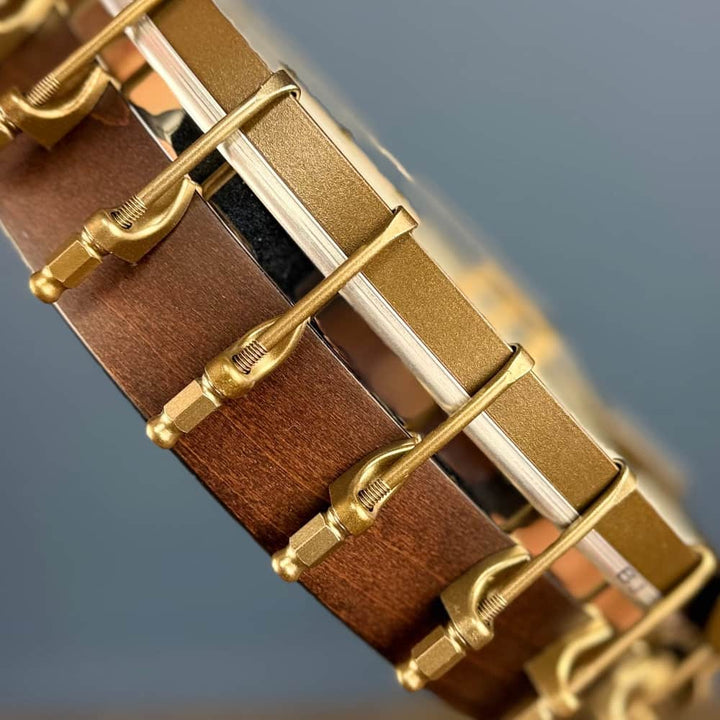 Custom Vega Senator 19-Fret Tenor Banjo with Fiberskin head, Vintage Star Hardware and Marbled Fretboard Deering 4 String Banjos Default
