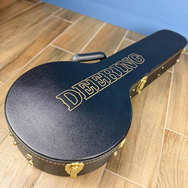 Custom Vega Senator 19-Fret Tenor Banjo with Fiberskin head, Vintage Star Hardware and Marbled Fretboard Deering 4 String Banjos Default