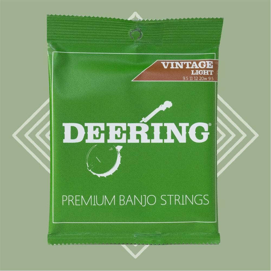 Deering 5-String Banjo Strings- Vintage Light Gauge Deering Banjo Strings