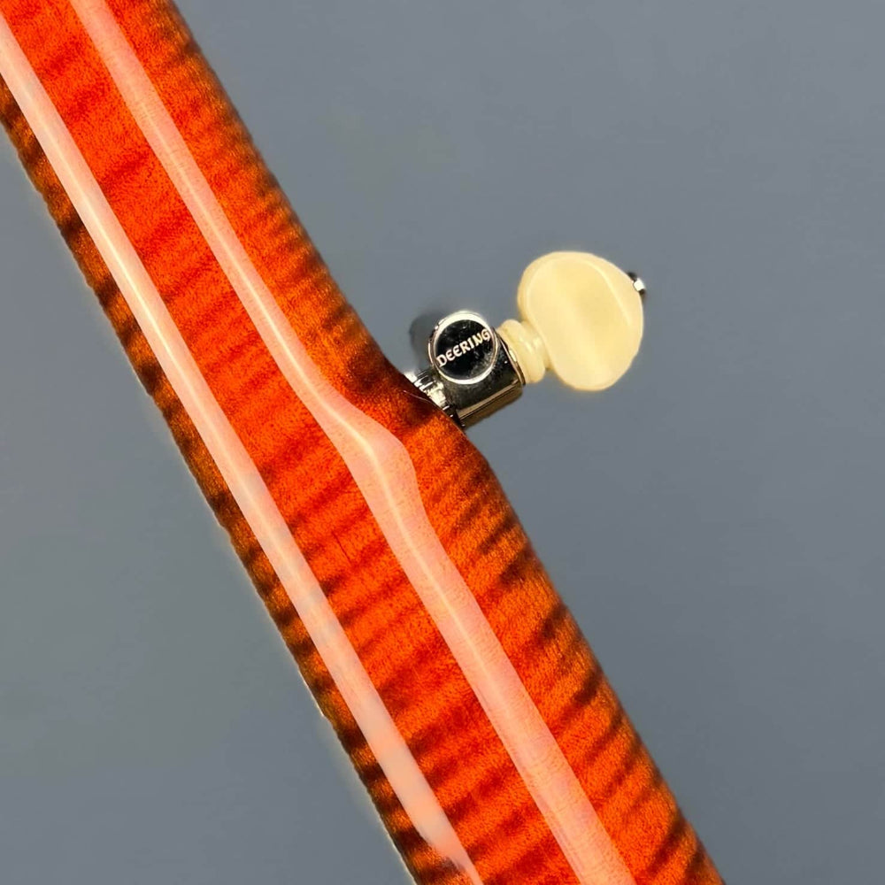 Deering Custom Golden Wreath Curly Maple 5-String Banjo Deering 5 String Banjos Default