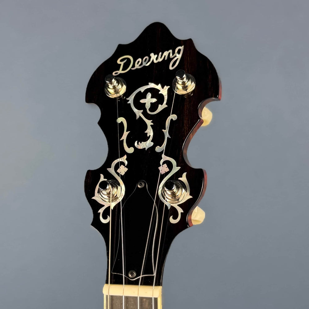 Deering Custom Golden Wreath Curly Maple 5-String Banjo Deering 5 String Banjos Default