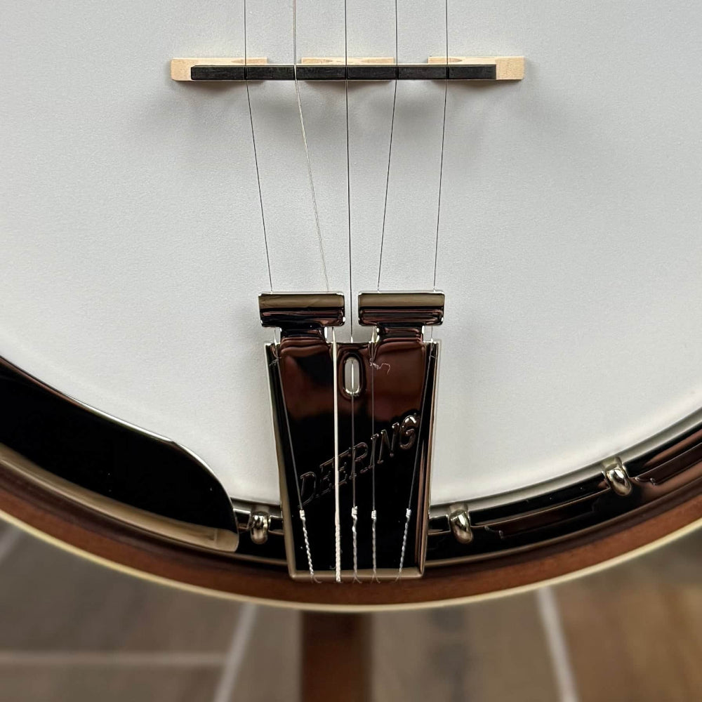 Deering Custom Golden Wreath Curly Maple 5-String Banjo Deering 5 String Banjos Default