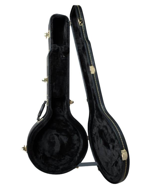Golden Gate Premier Hardshell 5-String Openback Banjo Case Saga Musical Instruments Banjo Cases