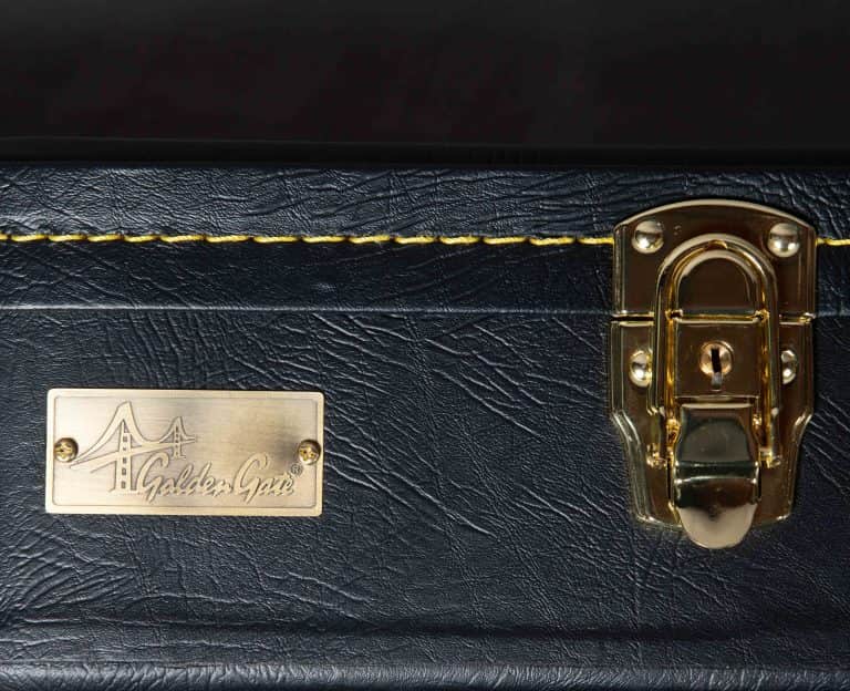 Golden Gate Premier Hardshell 5-String Openback Banjo Case Saga Musical Instruments Banjo Cases