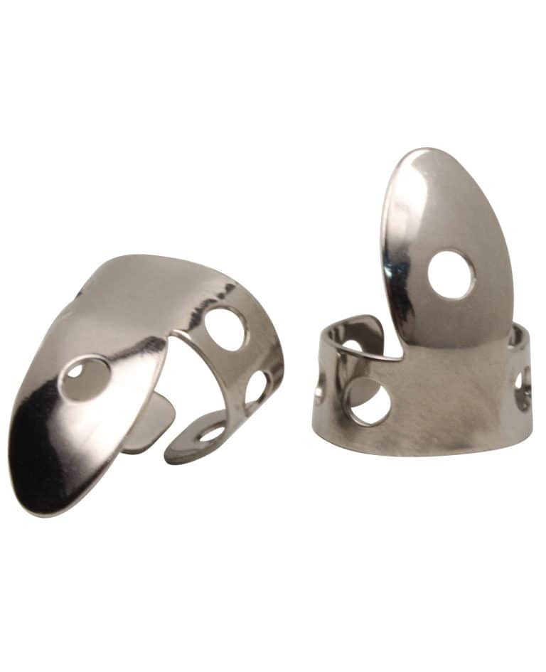 Golden Gate Stainless Steel Finger Pick Saga Musical Instruments Banjo Picks