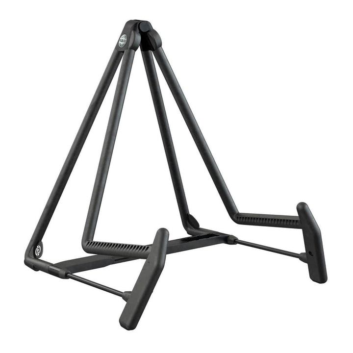 K&M 17580 Heli 2 Acoustic Guitar Banjo Stand - Black Banjo Studio