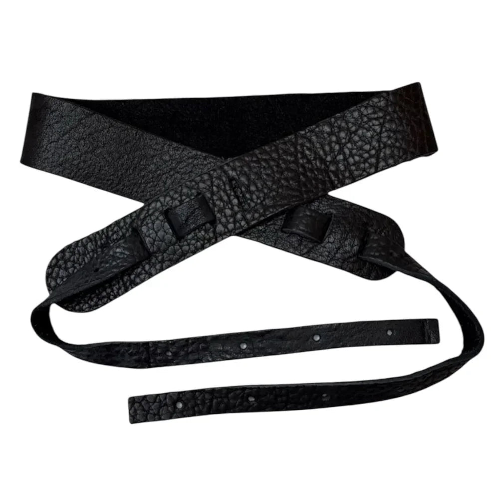 Lakota Leathers Banjo Strap - Non-Cradle Lakota Leathers Banjo Straps Black / 2"