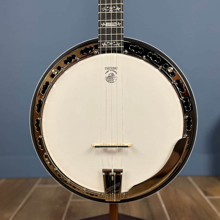 Left Handed Deering Sierra 5-String Banjo (Mahogany) Deering 5 String Banjos Default