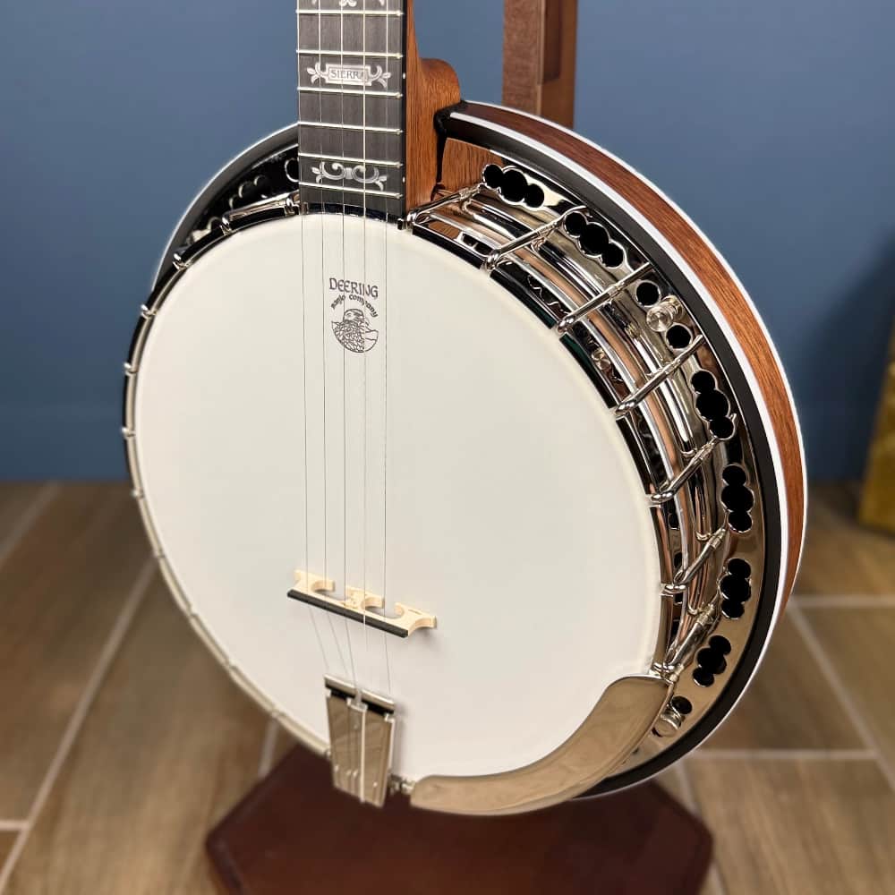 Left Handed Deering Sierra 5-String Banjo (Mahogany) Deering 5 String Banjos Default