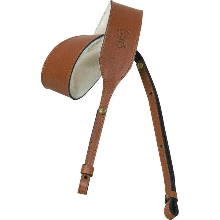 Levy's Leather Sheepskin Padded Banjo Strap (PMB32) Levy's Leathers Banjo Straps