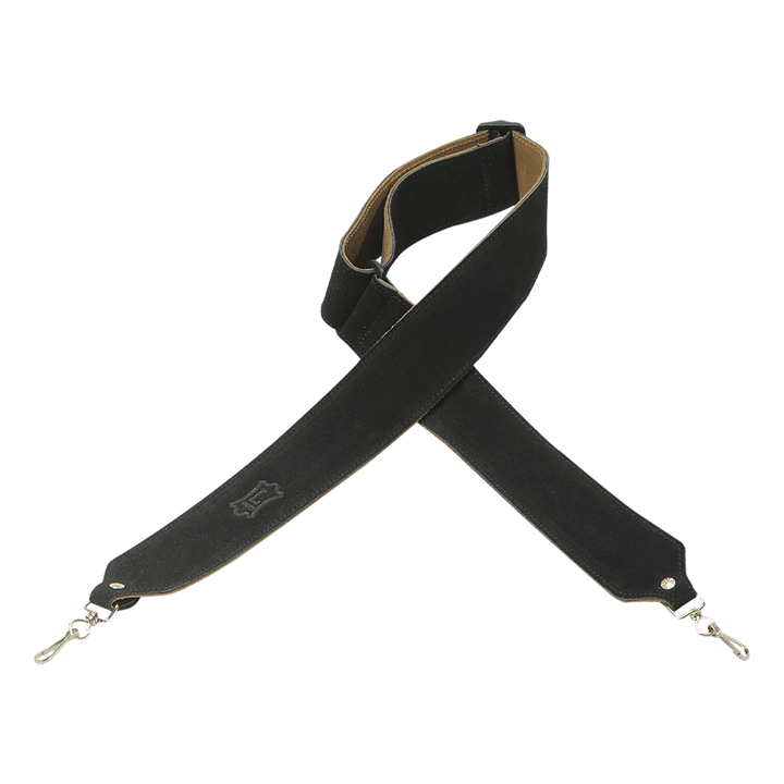 Levy's Leather Suede Banjo Strap with Clips (M9S) Levy's Leathers Banjo Straps Black