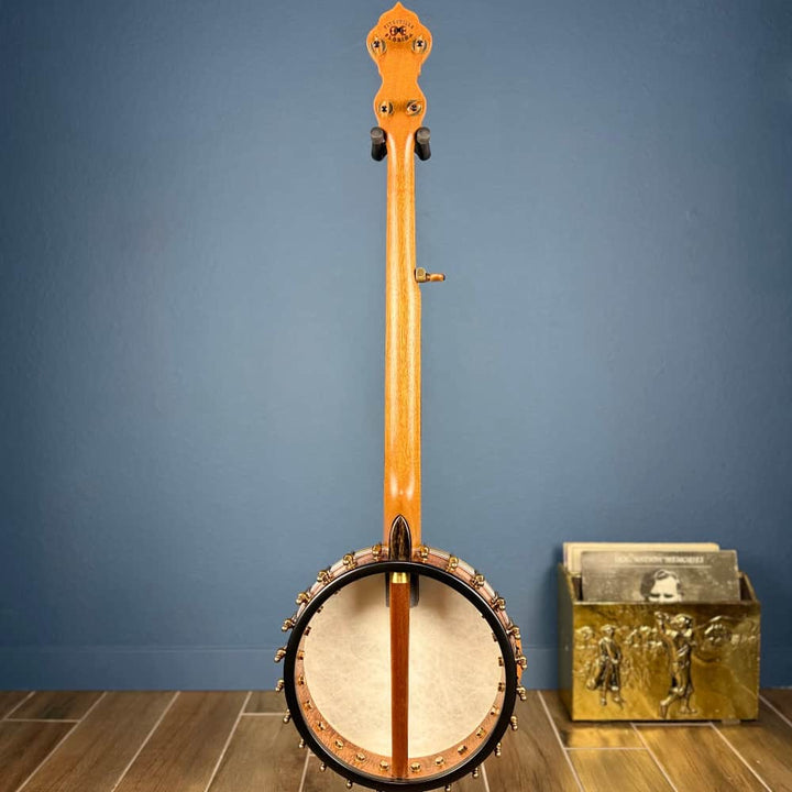 Limited Edition Ome Jasmine 11" 5-String Curly Maple Banjo with Mahogany Neck & Rolled Brass Tone Ring Ome Banjos 5 String Banjos