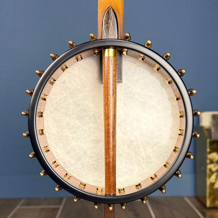 Limited Edition Ome Jasmine 11" 5-String Curly Maple Banjo with Mahogany Neck & Rolled Brass Tone Ring Ome Banjos 5 String Banjos