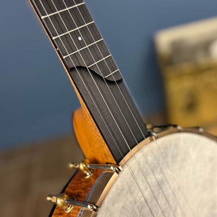 Limited Edition Ome Jasmine 11" 5-String Curly Maple Banjo with Mahogany Neck & Rolled Brass Tone Ring Ome Banjos 5 String Banjos