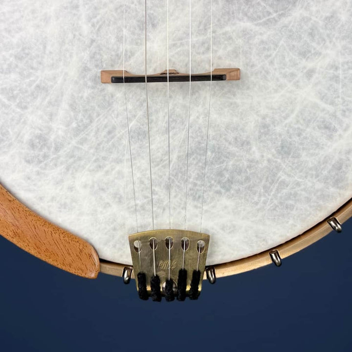 Limited Edition Ome Jasmine 11" 5-String Curly Maple Banjo with Mahogany Neck & Rolled Brass Tone Ring Ome Banjos 5 String Banjos