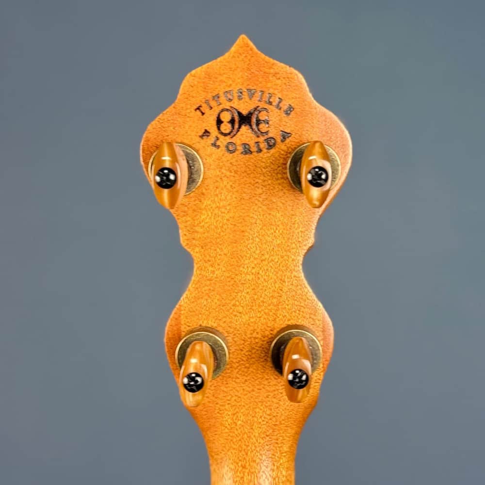 Limited Edition Ome Jasmine 11" 5-String Curly Maple Banjo with Mahogany Neck & Rolled Brass Tone Ring Ome Banjos 5 String Banjos