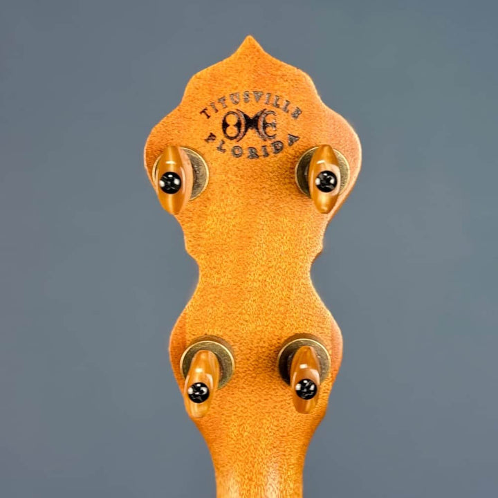 Limited Edition Ome Jasmine 11" 5-String Curly Maple Banjo with Mahogany Neck & Rolled Brass Tone Ring Ome Banjos 5 String Banjos