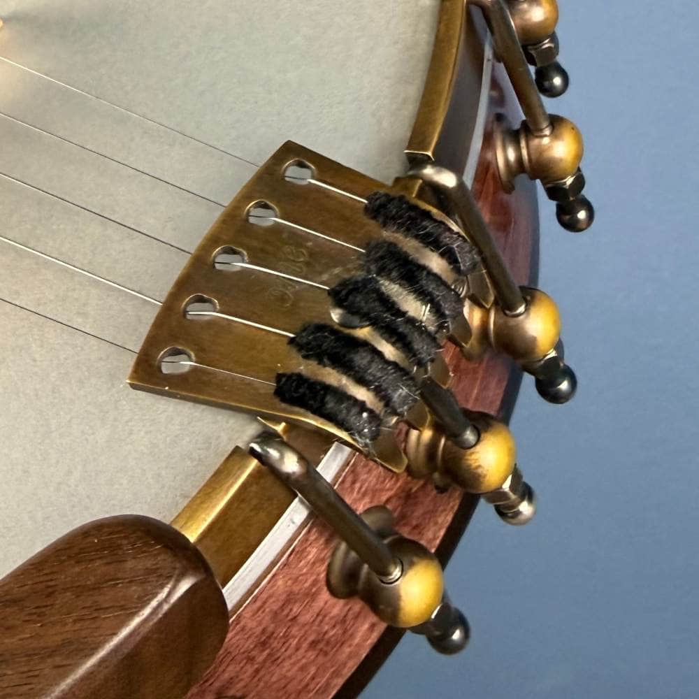 Limited Edition Ome Jasmine 11" 5-String Curly Maple Banjo with Rolled Brass Tone Ring, Used Ome Banjos 5 String Banjos