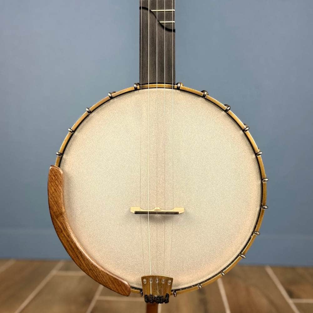 Limited Edition Ome Jasmine 11" 5-String Curly Maple Banjo with Rolled Brass Tone Ring, Used Ome Banjos 5 String Banjos