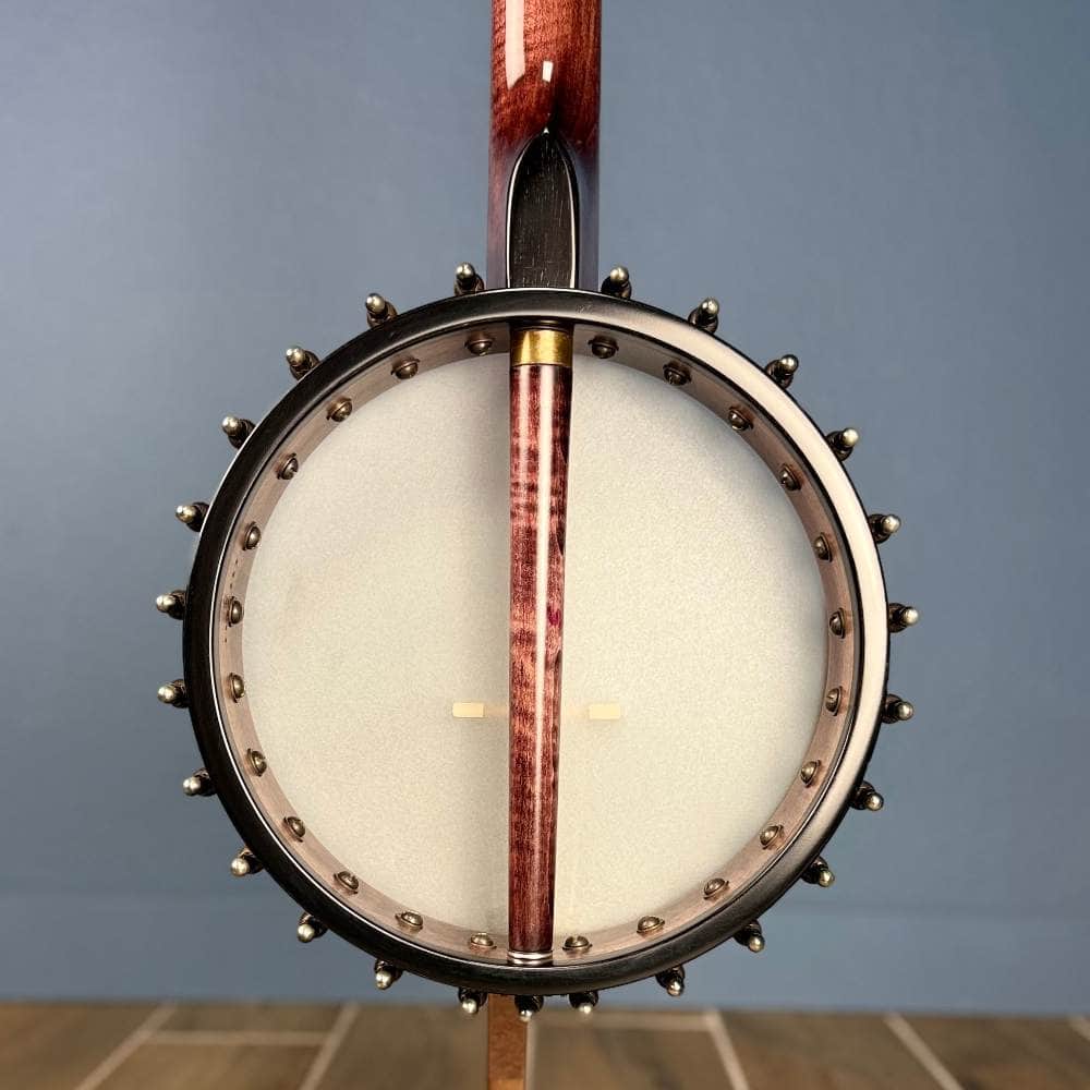 Limited Edition Ome Jasmine 11" 5-String Curly Maple Banjo with Rolled Brass Tone Ring, Used Ome Banjos 5 String Banjos