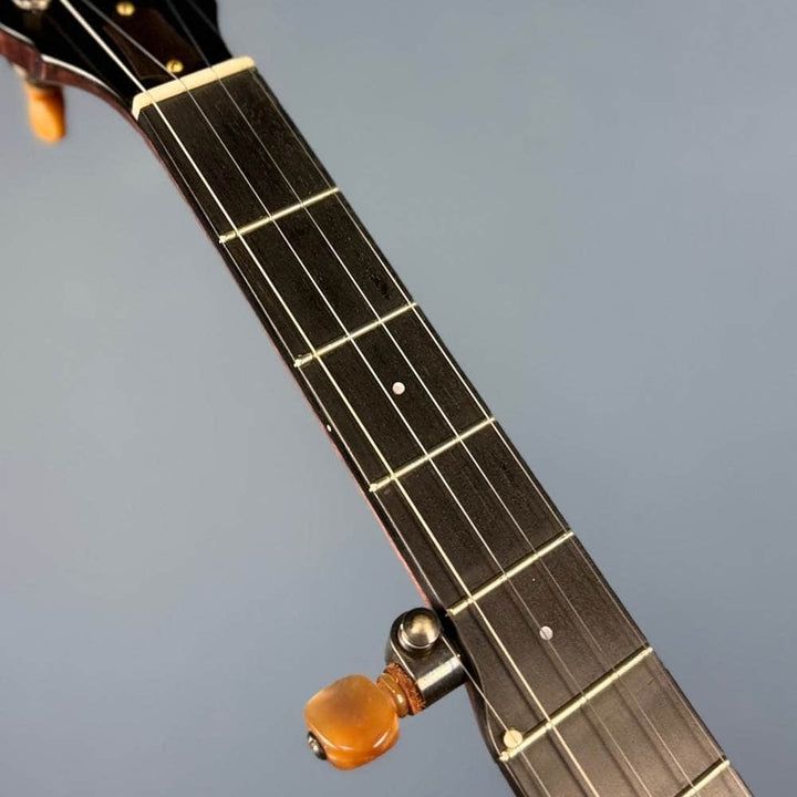 Limited Edition Ome Jasmine 11" 5-String Curly Maple Banjo with Rolled Brass Tone Ring, Used Ome Banjos 5 String Banjos
