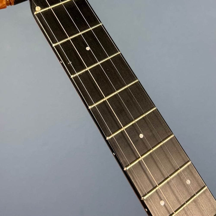 Limited Edition Ome Jasmine 11" 5-String Curly Maple Banjo with Rolled Brass Tone Ring, Used Ome Banjos 5 String Banjos