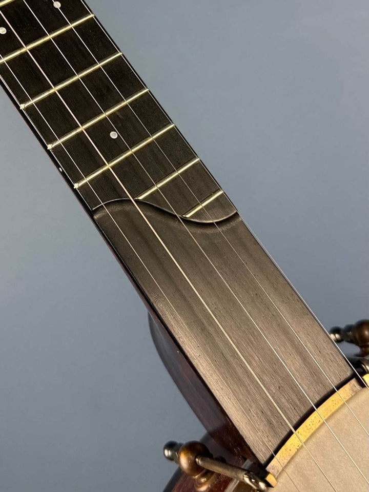 Limited Edition Ome Jasmine 11" 5-String Curly Maple Banjo with Rolled Brass Tone Ring, Used Ome Banjos 5 String Banjos