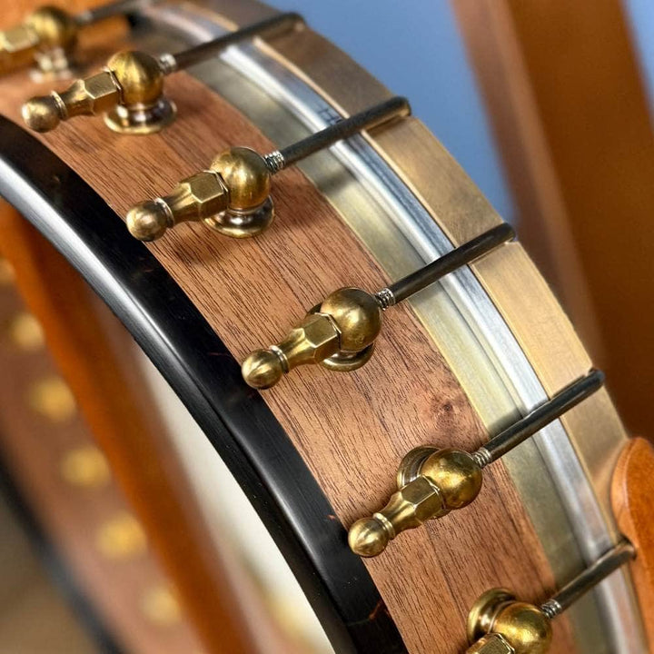 Limited Edition Ome Jasmine 11" 5-String Walnut Rim Banjo with Mahogany Neck & Vintage Tone Ring Ome Banjos 5 String Banjos