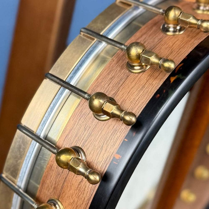 Limited Edition Ome Jasmine 11" 5-String Walnut Rim Banjo with Mahogany Neck & Vintage Tone Ring Ome Banjos 5 String Banjos