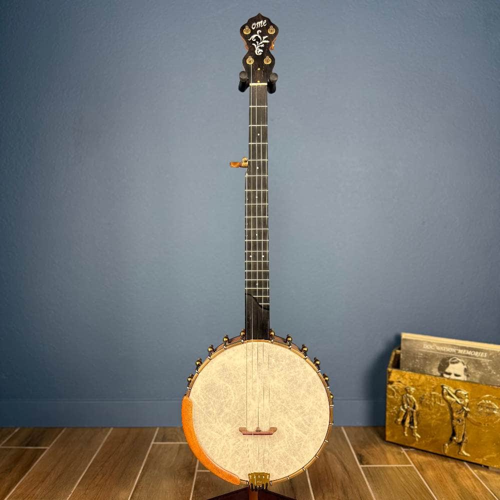Limited Edition Ome Jasmine 11" 5-String Walnut Rim Banjo with Mahogany Neck & Vintage Tone Ring Ome Banjos 5 String Banjos