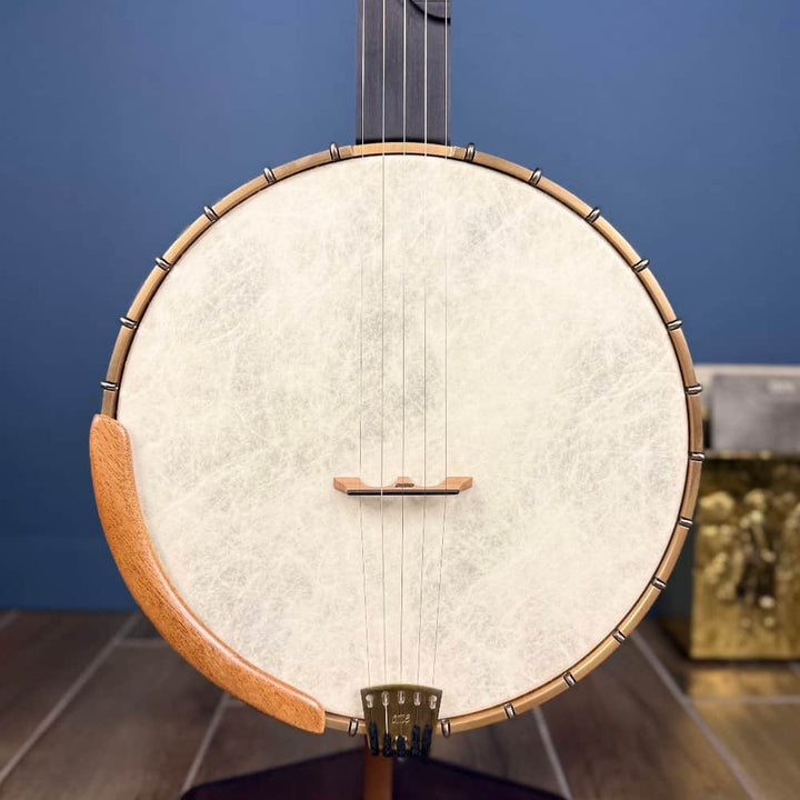 Limited Edition Ome Jasmine 12" 5-String Curly Maple Banjo with Mahogany Neck & Rolled Brass Tone Ring Ome Banjos 5 String Banjos