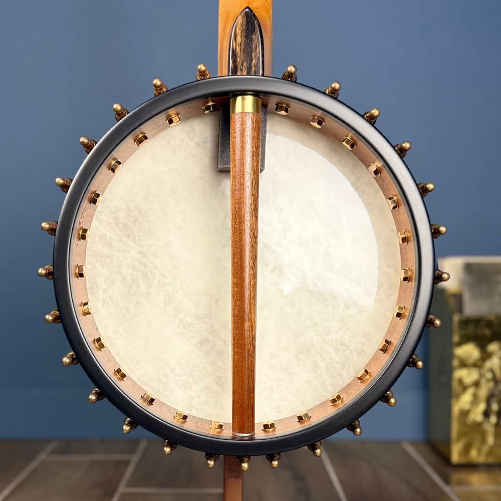 Limited Edition Ome Jasmine 12" 5-String Curly Maple Banjo with Mahogany Neck & Rolled Brass Tone Ring Ome Banjos 5 String Banjos