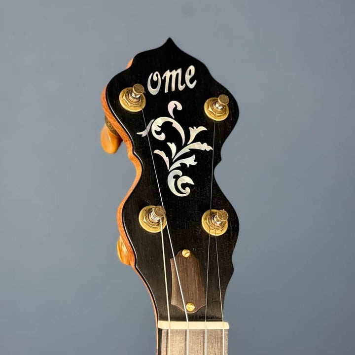 Limited Edition Ome Jasmine 12" 5-String Curly Maple Banjo with Mahogany Neck & Rolled Brass Tone Ring Ome Banjos 5 String Banjos