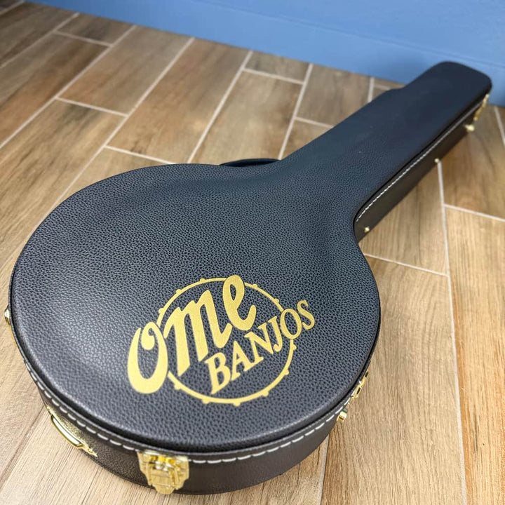 Limited Edition Ome Jasmine 12" 5-String Curly Maple Banjo with Mahogany Neck & Rolled Brass Tone Ring Ome Banjos 5 String Banjos