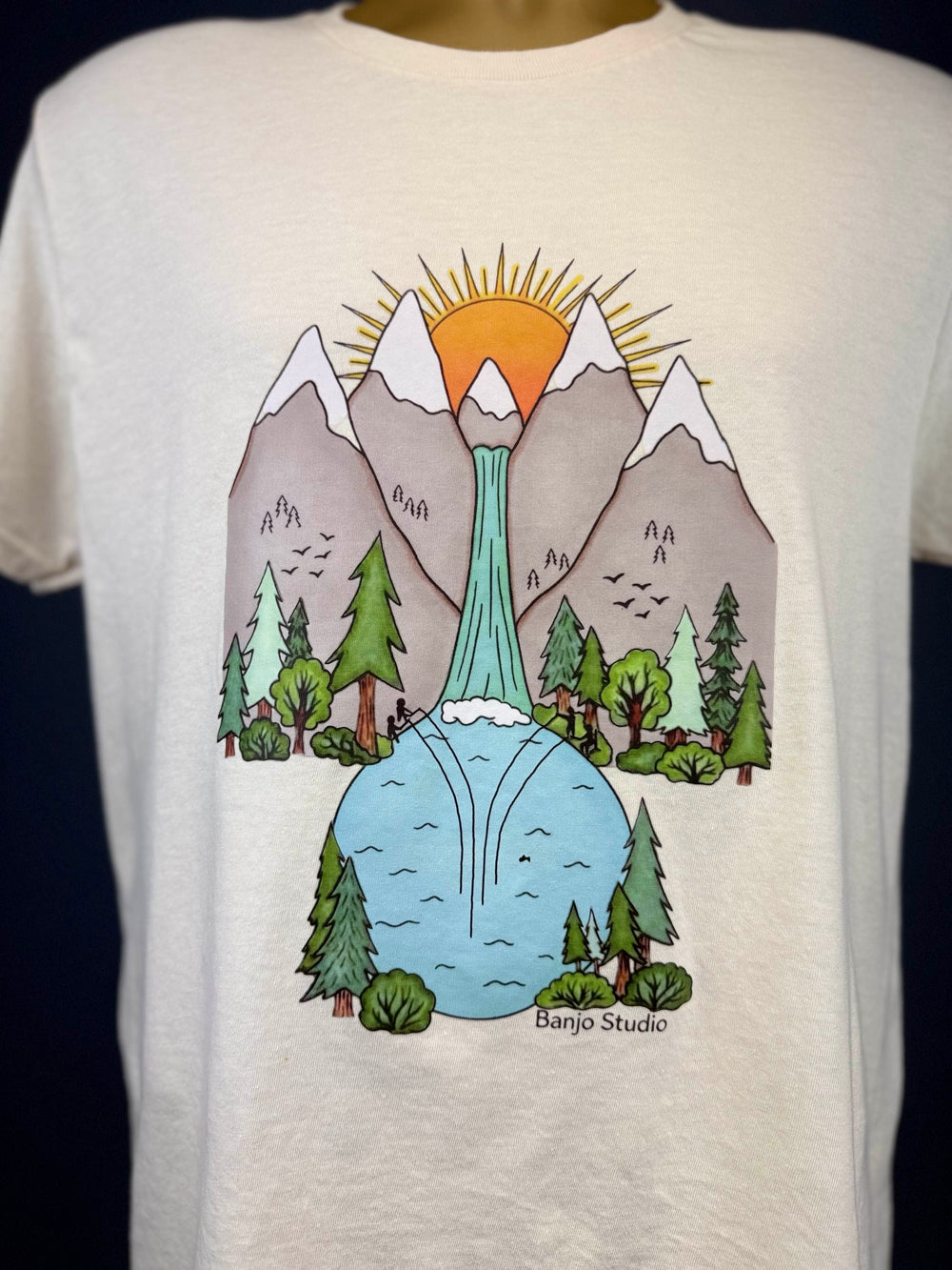 Mountain Melody Banjo Studio T-Shirt Banjo Studio T-Shirts