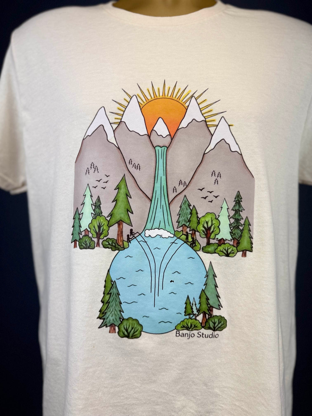 Mountain Melody Banjo Studio T-Shirt Banjo Studio T-Shirts