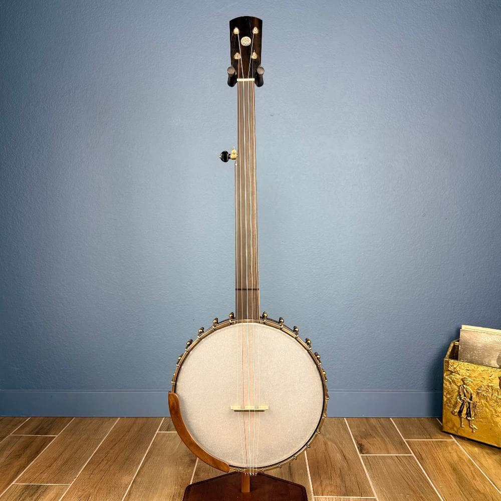 Ode Fretless Walnut Magician Nylon 5-String Openback Banjo 12" Ode Banjos 5 String Banjos
