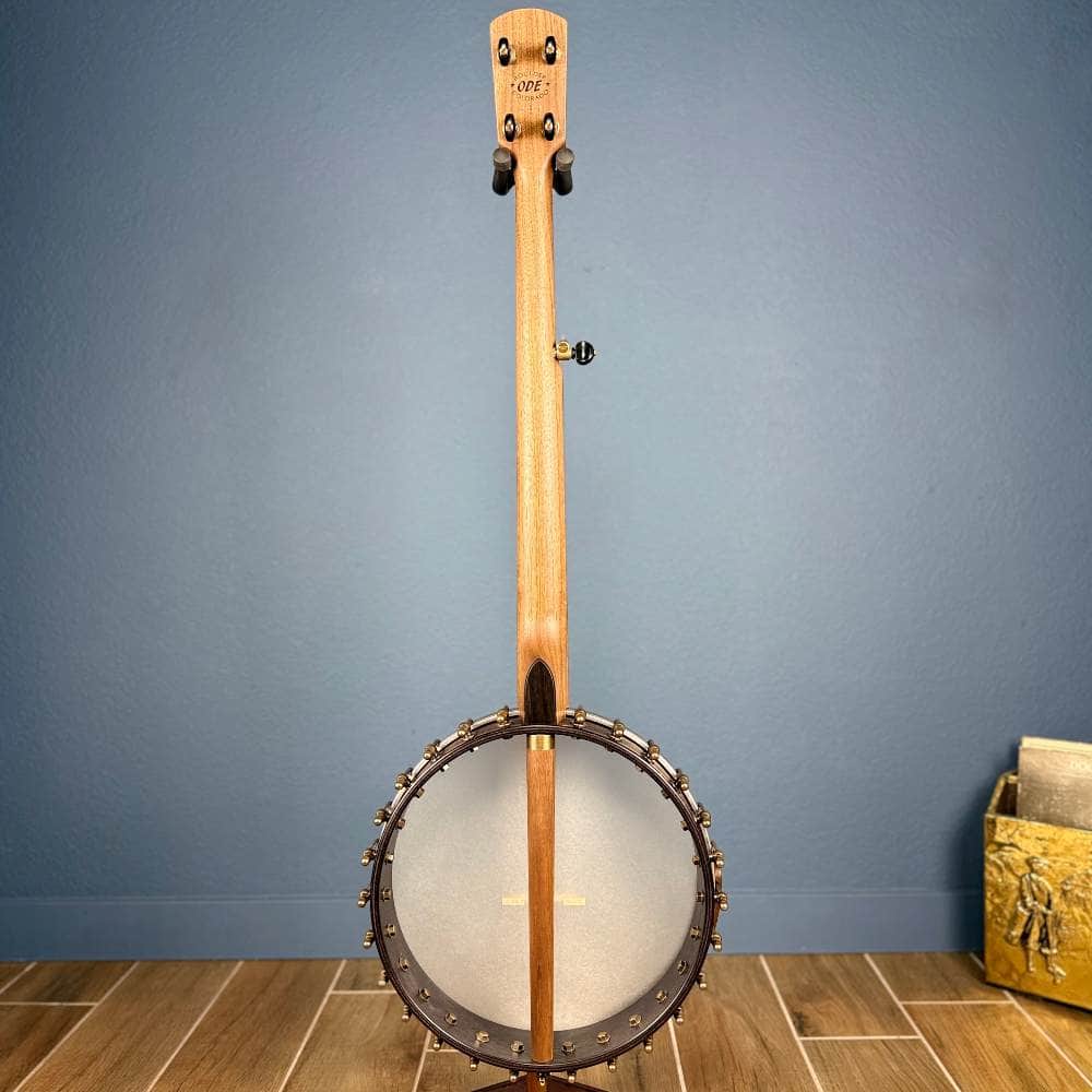 Ode Fretless Walnut Magician Nylon 5-String Openback Banjo 12" Ode Banjos 5 String Banjos